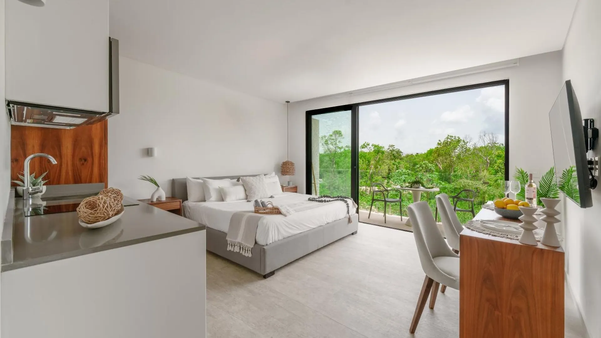 Tropical Jungle At Central Lagunas - Panoramic Pool & Gym Tulum Appartamento